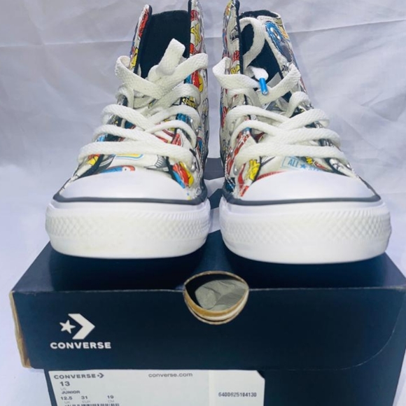 All star Converse boys jump ball junior sneakers size 13 - Picture 3 of 6